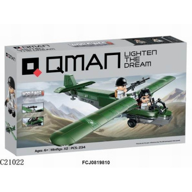Конструктор Qman C21022 Техника "Военный истребитель" 234 дет. Конструктор Qman C21022 Техника "Военный истребитель" 234 дет.
