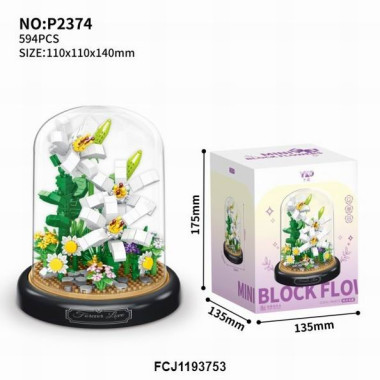 Конструктор Yodaka P2374 "Лилия " 594 дет. 13.5x13.5x17.5 Конструктор Yodaka P2374 "Лилия " 594 дет. 13.5x13.5x17.5