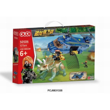 Конструктор GUDI 50506 Большой трицератопс  527 дет.