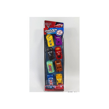 Набор машинок "Молния Маккуин"  8 шт в упаковке  35х10 см