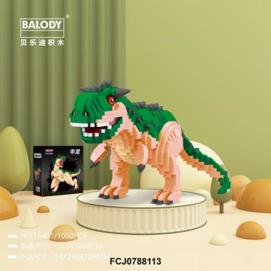 Конструктор Balody 18401 "Динозавр" 1060 дет. 16.5x18x8 см Конструктор Balody 18401 "Динозавр" 1060 дет. 16.5x18x8 см