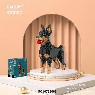 Конструктор Balody 18247 Питомцы "Доберман" 957 дет. 13.5x15x8 см Конструктор Balody 18247 Питомцы "Доберман" 957 дет. 13.5x15x8 см