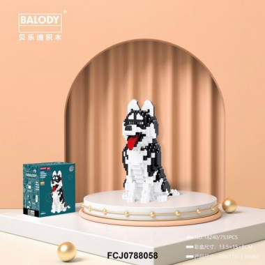 Конструктор Balody 18240 Питомцы "Хаски" 753 дет. 13.5x15x8 см Конструктор Balody 18240 Питомцы "Хаски" 753 дет. 13.5x15x8 см