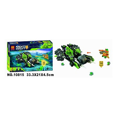Конструктор BELA 10815 Nexo Knights "Боевая машина близнецов" 210 дет. 33х21х4.5 см  ПАКЕТЫ