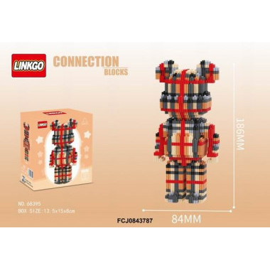 Конструктор Balody 68395 "Разноцветный медведь" 13.5x15x8 Конструктор Balody 68395 "Разноцветный медведь" 13.5x15x8