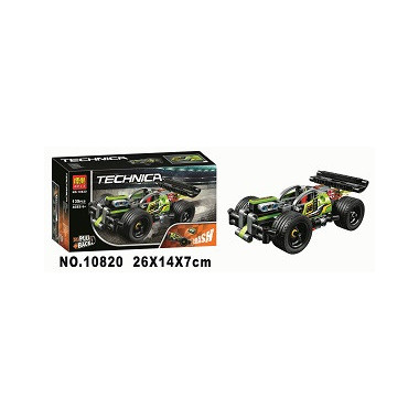 Конструктор Lari 10820 Technica "Спорткар" 135 дет. в кор. 26х14х7 см  ПАКЕТЫ