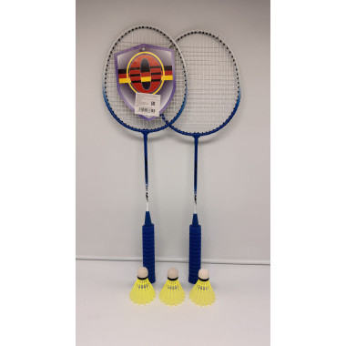 Бадминтон в сетке с набором воланчиков (Синий)