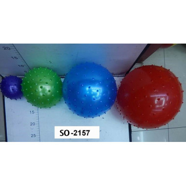 Мяч резиновый с шипами 8 см  22 гр. цена за уп. 4 шт.