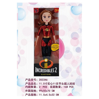 Кукла Суперсемейка Incredibles 2 "Эластика" в кор. 32х4.5х11.5 см Кукла Суперсемейка Incredibles 2 "Эластика" в кор. 32х4.5х11.5 см