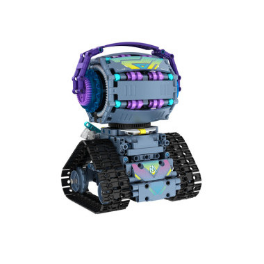 Конструктор iM.Master NEW 8055 Интеллектуальный программируемый Цифровой дисплей Гитарист/Транспортер/Ролик 3в1/433шт