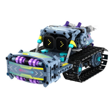 Конструктор iM.Master NEW 8055 Интеллектуальный программируемый Цифровой дисплей Гитарист/Транспортер/Ролик 3в1/433шт