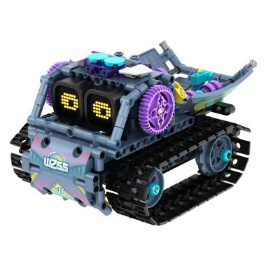 Конструктор iM.Master NEW 8055 Интеллектуальный программируемый Цифровой дисплей Гитарист/Транспортер/Ролик 3в1/433шт