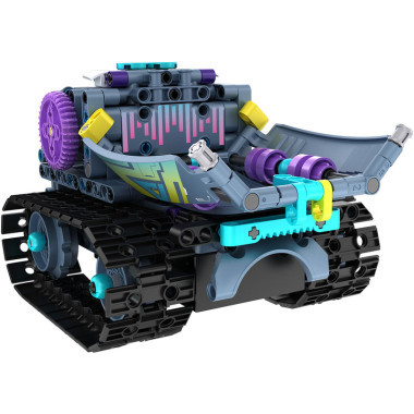 Конструктор iM.Master NEW 8055 Интеллектуальный программируемый Цифровой дисплей Гитарист/Транспортер/Ролик 3в1/433шт