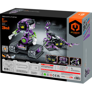Конструктор iM.Master NEW 8058 Интеллектуальная Цифровая Киберспортивная девушка/Робот/Скорпион 3 в 1/458шт
