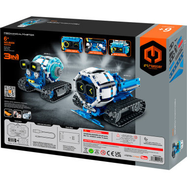 Конструктор iM.Master NEW 8059 Интеллектуальный программируемый Цифровой Детектив/Транспортное средство-перевозчик/Улитка 3 в1/494шт