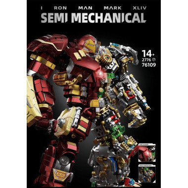 Конструктор 76109 &quot;Супергерой полумеханический робот &quot; 2776 дет 42X33X9