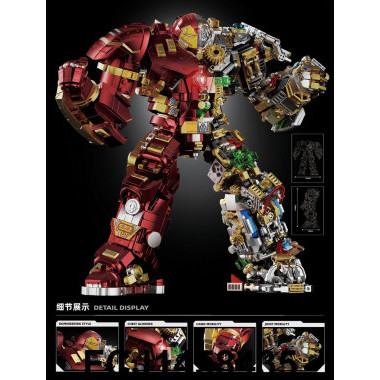 Конструктор 76109 &quot;Супергерой полумеханический робот &quot; 2776 дет 42X33X9