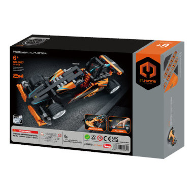 Конструктор iM.Master 5827 &quot;Гоночный автомобиль Воин гонщик&quot; 2 в 1 220 дет.  30X20X6