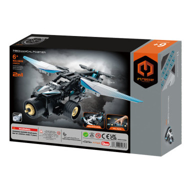 Конструктор iM.Master 5826 &quot;Гоночный автомобиль Воин и одноместный самолет 2 в 1&quot; 225 дет. 30X20X6