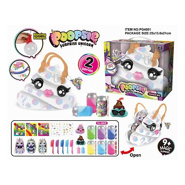 Сумка Poopsies 9 сюрпризов и слаймы в кор. 25х13.6х21см
