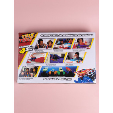 Гоночные машинки Монстр-Трак Trix Truk с трассой, трос в коробке 24х7.5х16см.