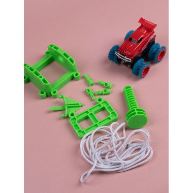 Гоночные машинки Монстр-Трак Trix Truk с трассой, трос в коробке 24х7.5х16см.