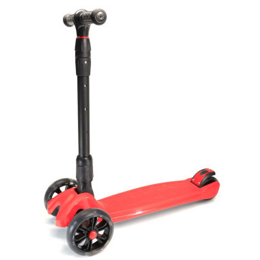 Самокат Scooter детский Макси складной, 4 цвета, светящиеся колеса 130мм, ручка регулируется (6шт)