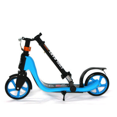 Самокат Scooter подростковый 2х колесный (складной) колеса полиуретан 180 мм, максимальная нагрузка до 70кг