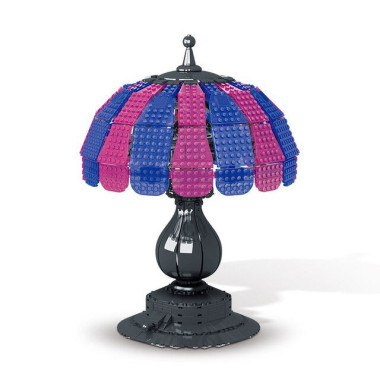 Конструктор Mork 031023 Ретро полукруглая настольная лампа 987 детали