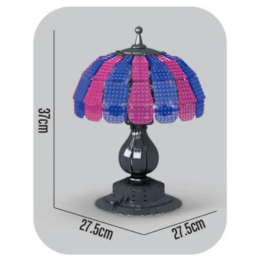 Конструктор Mork 031023 Ретро полукруглая настольная лампа 987 детали