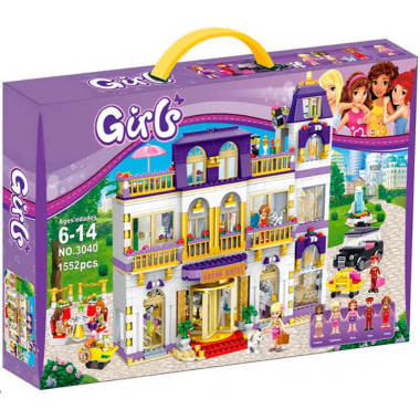 Конструктор Lepin 3040 Френдс Гранд-отель 1552 дет. 62x42x10 см Конструктор Lepin 3040 Френдс Гранд-отель 1552 дет. 62x42x10 см