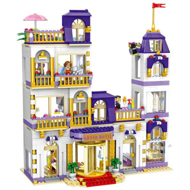 Конструктор Lepin 3040 Френдс Гранд-отель 1552 дет. 62x42x10 см