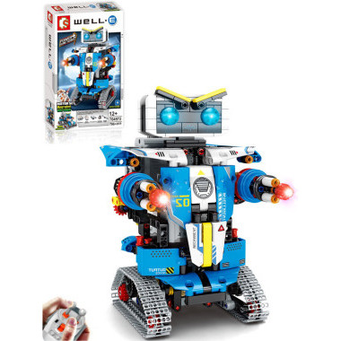 Конструктор Sembo 704972 &quot;Синий робот&quot; на радиоуправлении, 796 дет