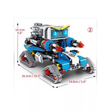 Конструктор Sembo 704972 &quot;Синий робот&quot; на радиоуправлении, 796 дет