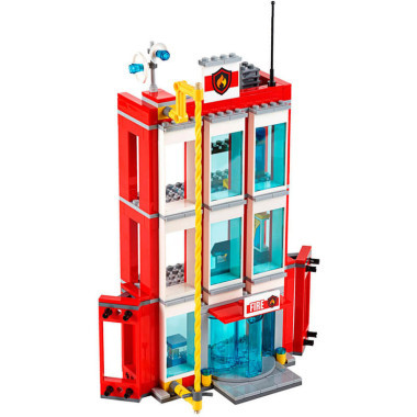 Конструктор BELA 10831 Сити &quot;Пожарная часть&quot; 958 дет 50х39.5х9.5см