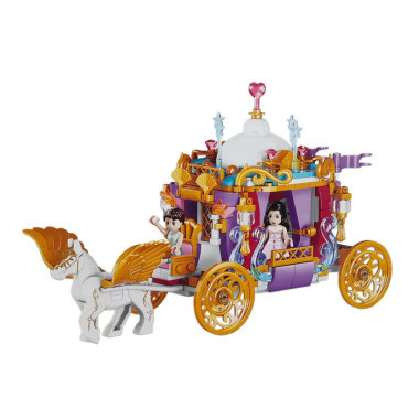 Конструктор Zhe Gao QL1191 Принцессы &quot;Парадная карета&quot; 367 дет. 42.5x28x6.8