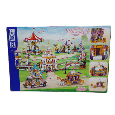 Конструктор Zhe Gao QL1191 Принцессы &quot;Парадная карета&quot; 367 дет. 42.5x28x6.8