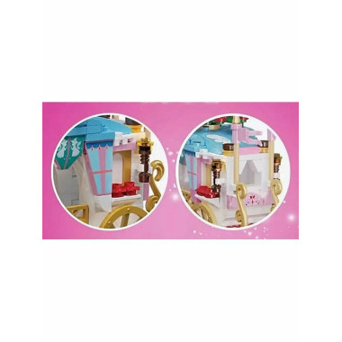 Конструктор BBlock XJ-1981E Принцессы &quot;Розовая карета принцессы&quot; 317 дет.