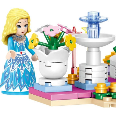 Конструктор Zhe Gao QL1179 Принцессы &quot;Замок Принцессы&quot; Фонтан&quot; 324 дет.