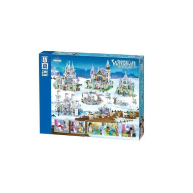 Конструктор Zhe Gao QL2002 Принцессы &quot;Волшебный замок&quot; 1199 дет. 57.5x47.2x8 см
