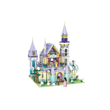 Конструктор Zhe Gao QL2002 Принцессы &quot;Волшебный замок&quot; 1199 дет. 57.5x47.2x8 см