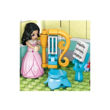 Конструктор Zhe Gao QL2002 Принцессы &quot;Волшебный замок&quot; 1199 дет. 57.5x47.2x8 см