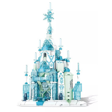 Конструктор KAZI 98727 Принцессы Ледяной замок Эльзы 579 дет 47х35х7 см