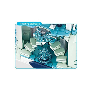 Конструктор KAZI 98727 Принцессы Ледяной замок Эльзы 579 дет 47х35х7 см