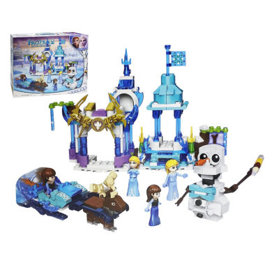 Конструктор MG 98002 Принцессы &quot;Волшебный замок из льда и снега&quot; 400 дет. 45x36x6 см