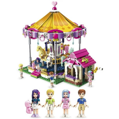 Конструктор Qman 2016 Принцессы &quot;Карусель фантазий&quot; 646 дет