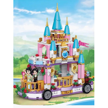Конструктор Zhe Gao QL1192 Принцессы &quot;Парадная платформа&quot; 454 дет. 47.5x37.5x6.8