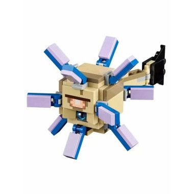 Конструктор Lepin 1099 Майнкрафт Подводная крепость 1122 дет 49х9х38 см