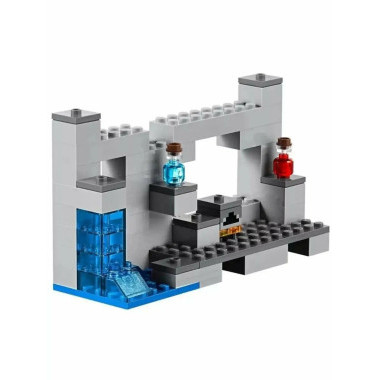 Конструктор Lepin 1099 Майнкрафт Подводная крепость 1122 дет 49х9х38 см