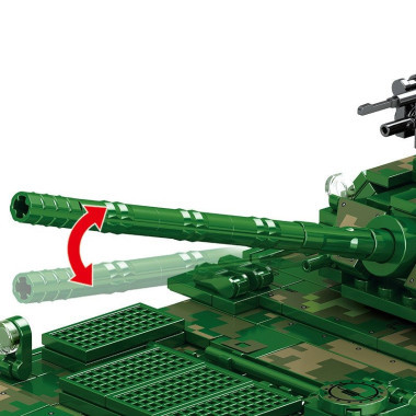 Конструктор Sembo 705994 Техника &quot;Пехотный танк-амфибия Zhongbing-05&quot; на р/у,  952 дет.